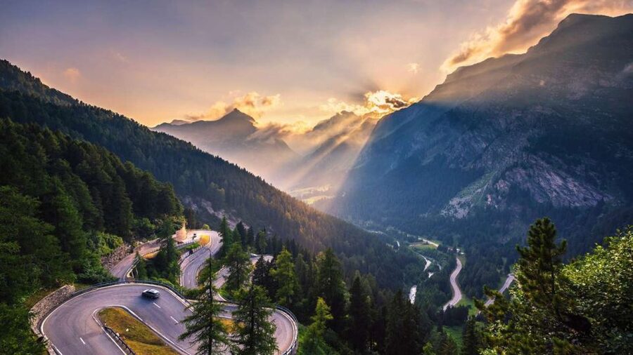 From Lake Como: Bernina Red Train Tour to St. Moritz - The long road from Lake Como to Tirano