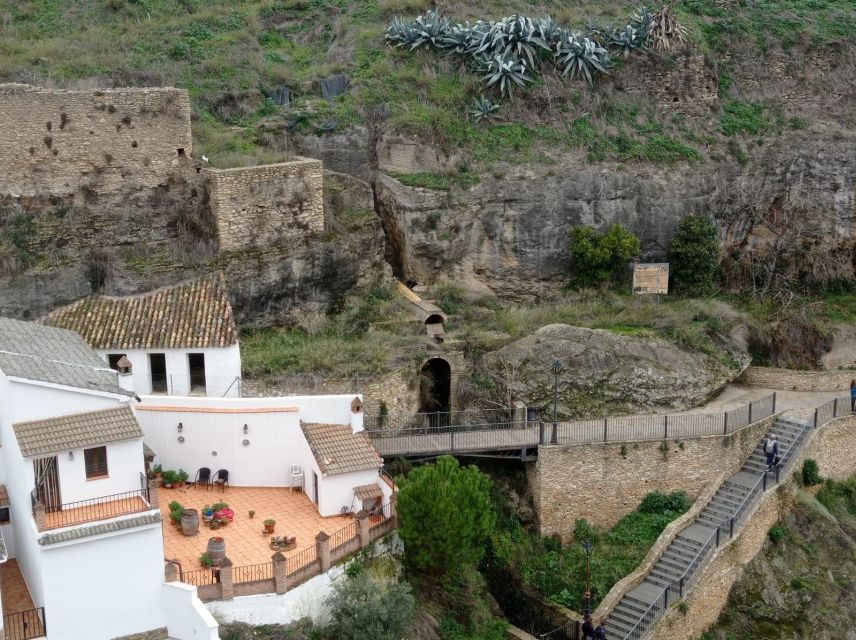 From Málaga: Ronda+Setenil de las Bodegas with Little Train - Setenil’s houses under the rock
