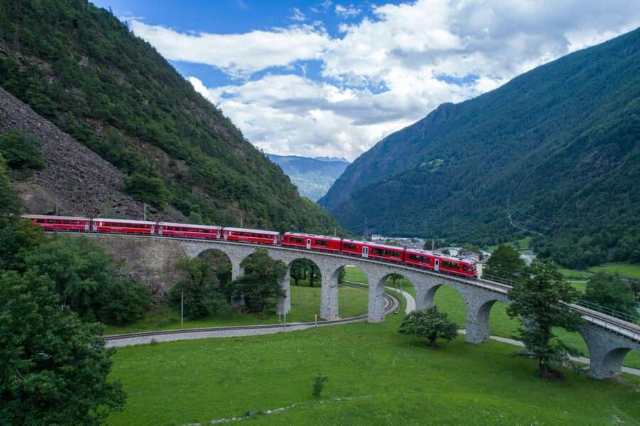 From Milan: Bernina Express Train and St. Moritz Tour by Bus - Tirano gives you more than a train connection