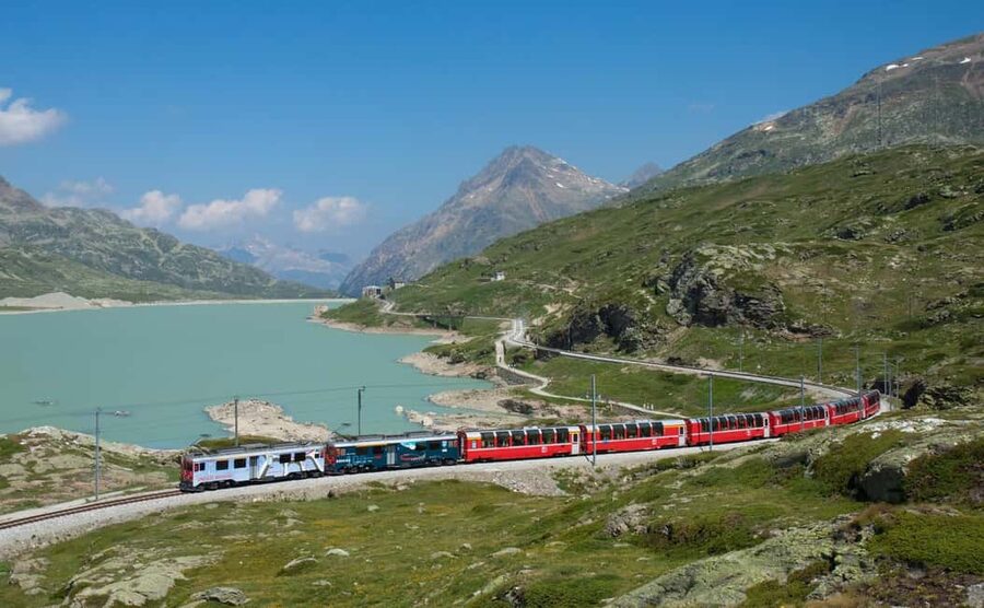 From Milan: Bernina Express Train and St. Moritz Tour by Bus - The early start from Milan, Bergamo, or Lecco