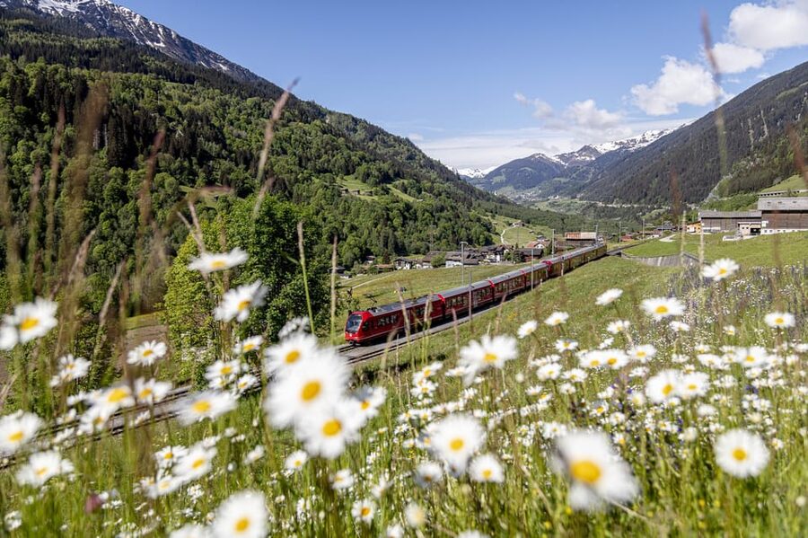 From Milan: Bernina Red Train to St Moritz Guided Tour - Crossing from Lombardy into the Alpine high country