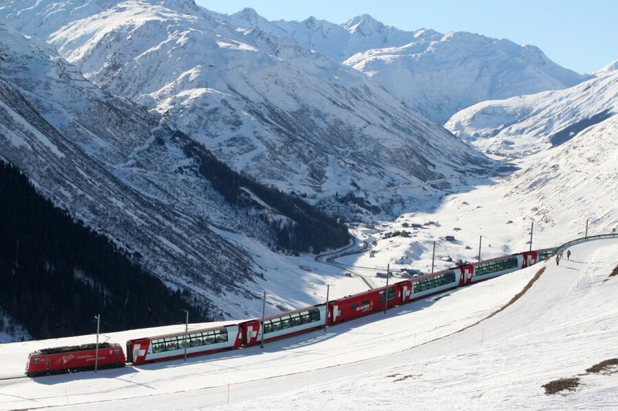 From Milan: Bernina Train and St. Moritz Day Trip - The Bernina Red Train through the Alps