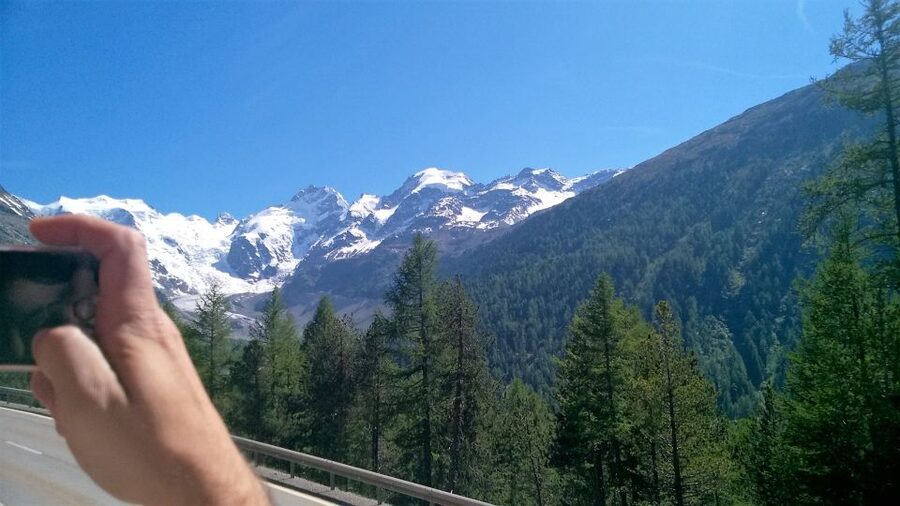 From Milan: Bernina Train, Swiss Alps & St. Moritz Day Trip - From Milan to Lake Como and Colico Piano