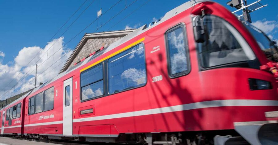 From Milan: Round-Trip Bernina Red Train to Saint Moritz - Changing at Tirano for the Bernina Red Train