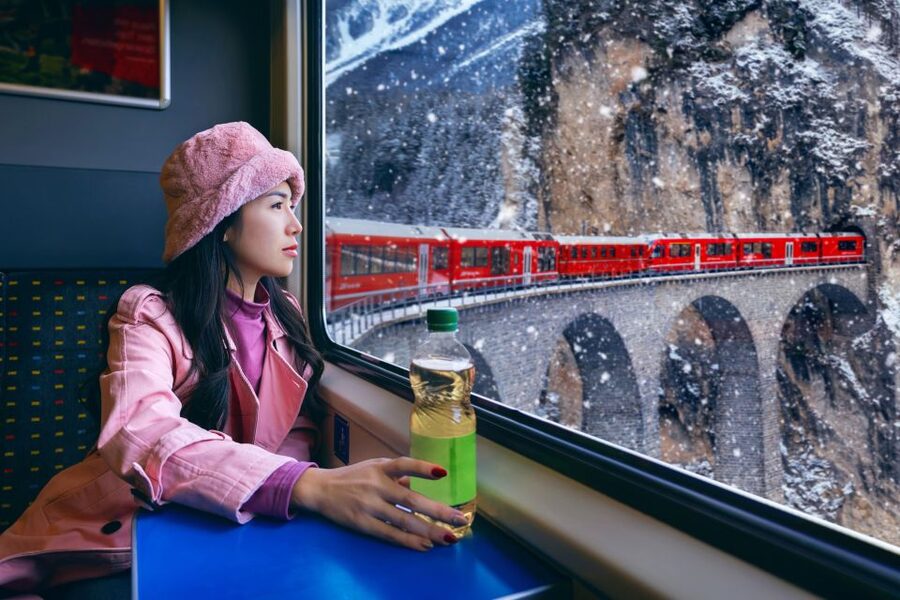 From Milan: St Moritz & Alps Day Trip with Bernina Red Train - Bernina Pass: a scenic crossing, not a long stop