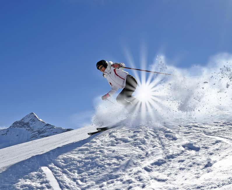From Milan: Valmalenco 1-day Ski Pass with Train and Shuttle - Chiesa Valmalenco and the ski day