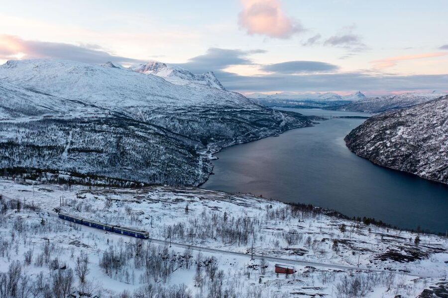 From Narvik: Roundtrip Arctic Train Ride on Ofoten Railway - Bjørnfjell and the Swedish border