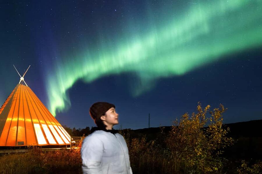 From Narvik: The Northern Lights Arctic Train Guided Tour - Waiting for the northern lights without false promises