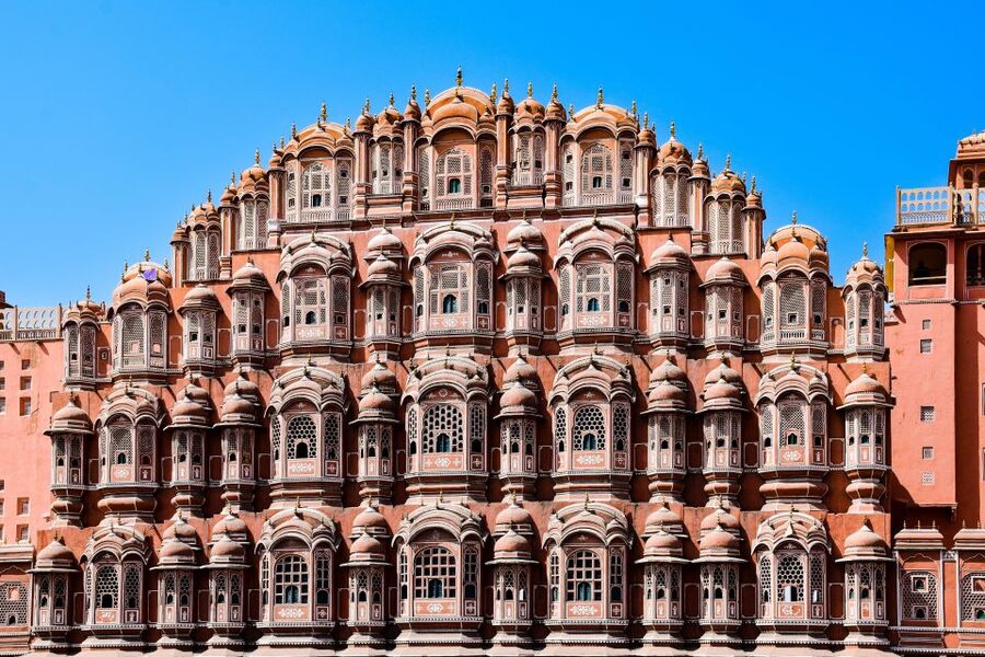 From New Delhi: Jaipur Tour by Fast Train or by Private Car - Amber Fort, where Jaipur begins above the plain