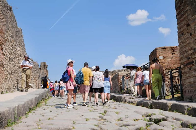From Rome: Pompeii Ruins Tour with Expert Guide & Fast Train - Meeting your guide at Pompeii