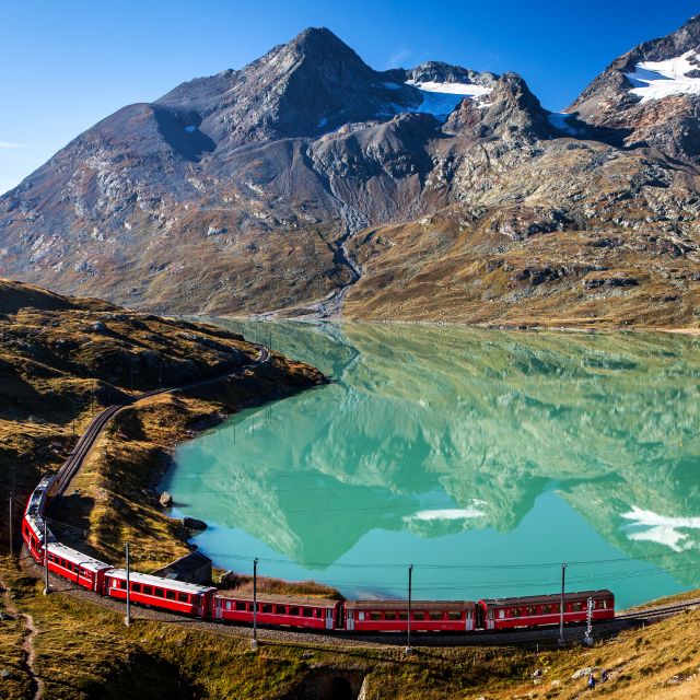 From Saint Moritz: Bernina Red Train to Tirano - Why this railway journey is worth your day
