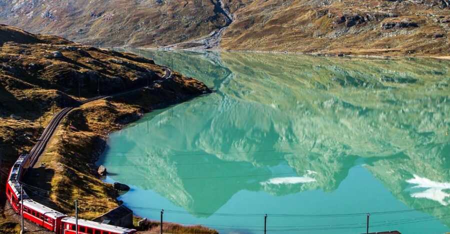 From Saint Moritz: Bernina Red Train to Tirano - What the ride feels like in a standard carriage