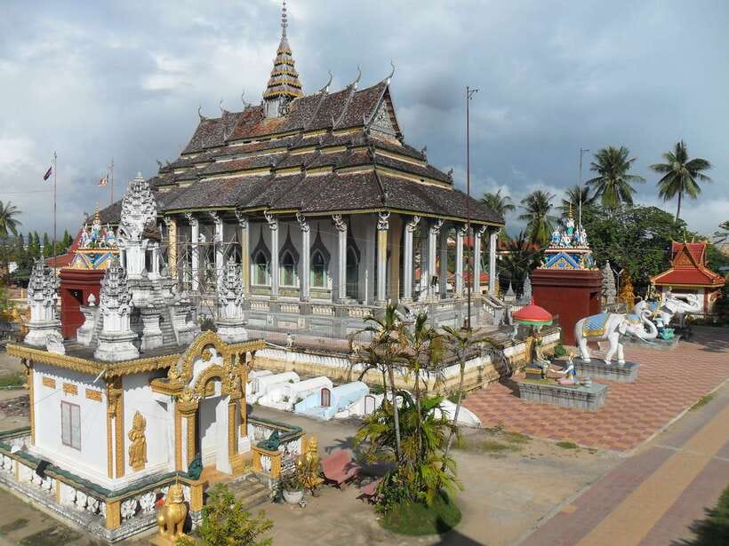 From Siem Reap: Battambang Day Trip Bamboo Train, Bats Cave - Colonial buildings and the former Governor’s quarters