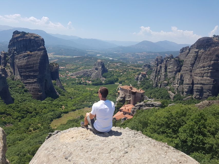 From Thessaloniki: Train Trip to Meteora & Monastery Tour - What the three monastery visits offer