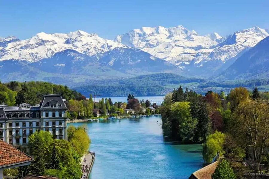 From Zurich: Premium Panoramic Train, Lucerne & Interlaken - Lucerne: Chapel Bridge, Old Town, and lake views