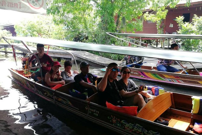 Full-Day Floating Market and Maeklong Railway Market Private Tour from Bangkok - Riding the canal to Damnoen Saduak