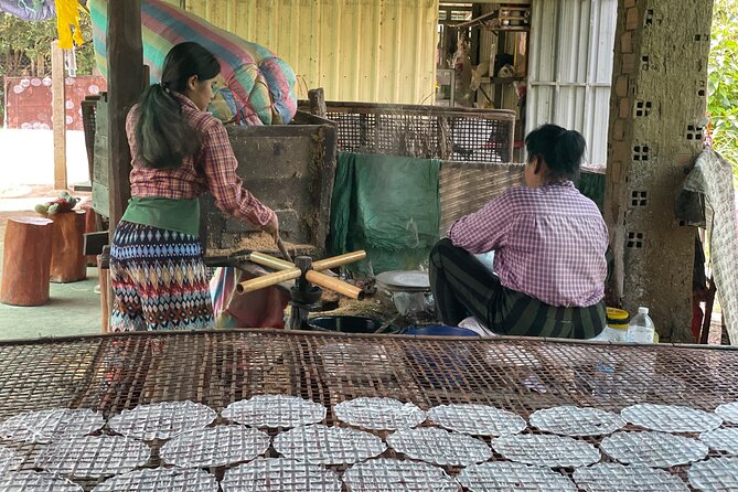 Full day tour by bicycle & tuk tuk,bamboo train,bat cave,villages - Villages, farms, and the ride to the bamboo train