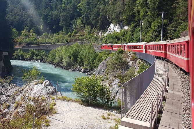 Glacier Express Panoramic Train Round Trip in one Day Private Tour from Bern - The Goms valley and arrival at Brig