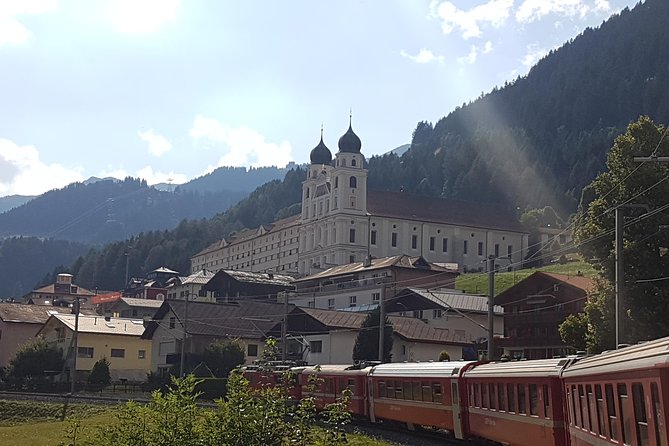 Glacier Express Panoramic Train Round Trip in one Day Private Tour from Luzern - Brig, the final Glacier Express stop