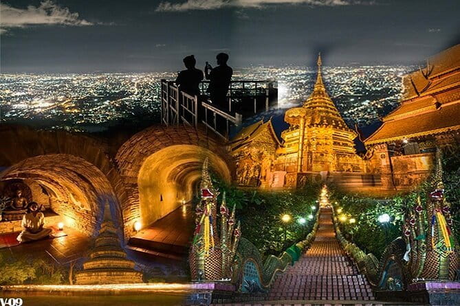 Guided Chiang Mai City Night Tour by EV Tram - Warorot Market shows everyday Chiang Mai