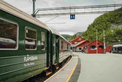 Guided tour to Viking Village, Nærøyfjorden Cruise & Flåm Railway