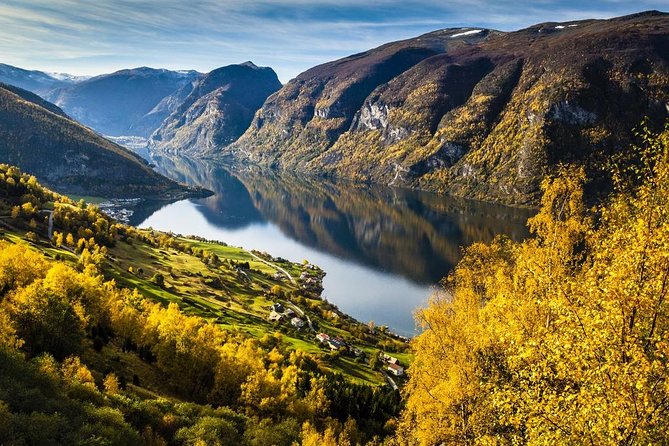 Guided tour - Viking Village, Nærøyfjord Cruise and Flåm Railway - Myrdal and the Bergen Railway connection