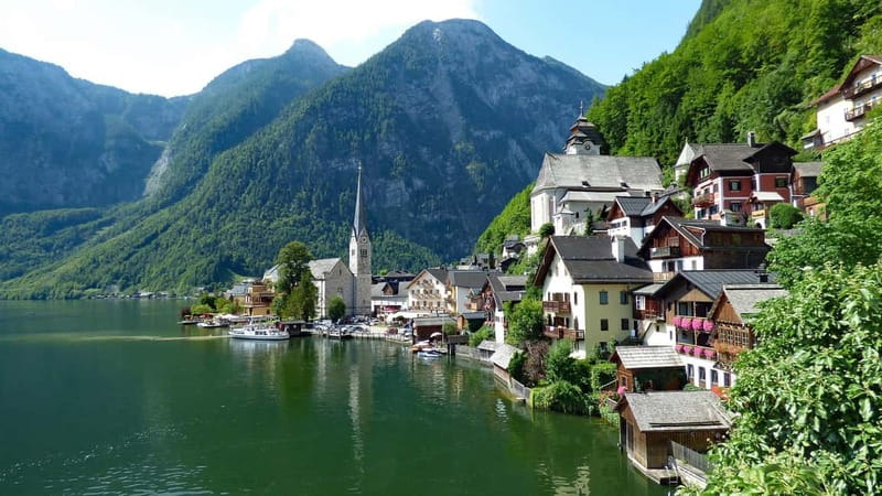 Hallstatt, Salt mine, Funicular, sky walk Trip From Salzburg - Hallstatt Village, Lake Views, and the Waterfall