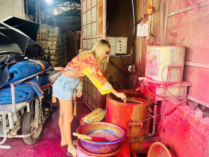 Hanoi: Incense, Hat, Lacquer Making & Train Street Full-Day - What the $16 price really covers