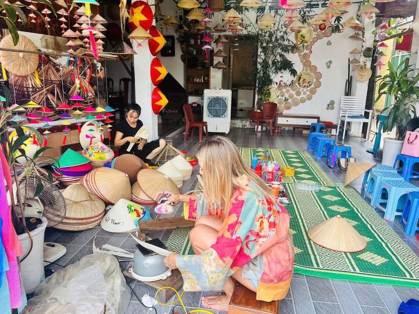 Hanoi: Incense, Hat, Lacquer Making & Train Street Full-Day - Quang Phu Cau and the red incense fields