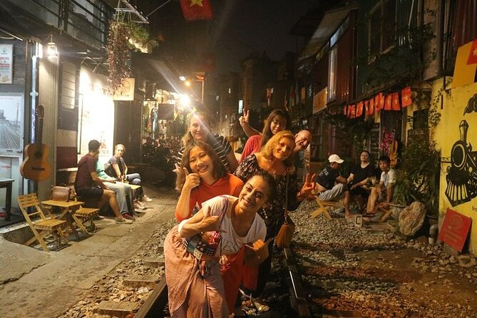 Hanoi Jeep By Night Street Food Tour and Train Street Experience - Train Street and the egg coffee stop