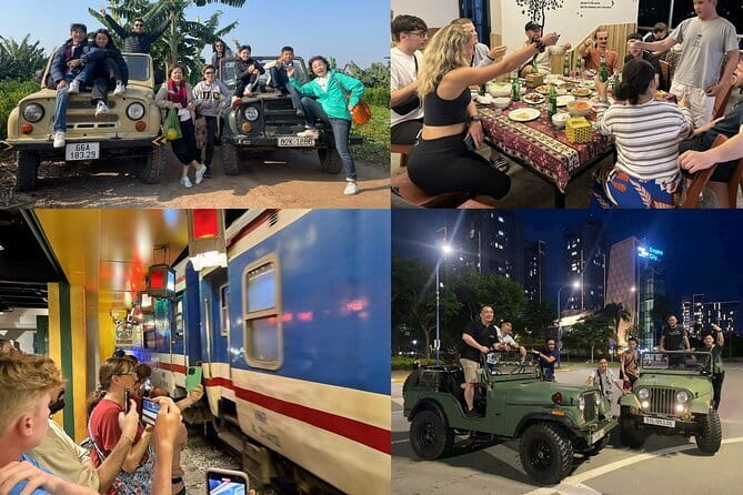 Hanoi Jeep Night Street Foodie Tour, Train Street and Egg Coffee - Key points before you book