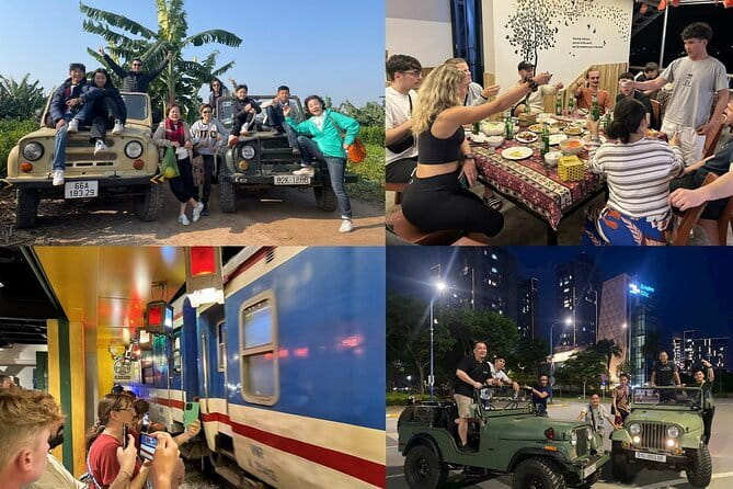 Hanoi Jeep Night Street Foodie Tour, Train Street and Egg Coffee - Why the open-air Jeep works well in Hanoi