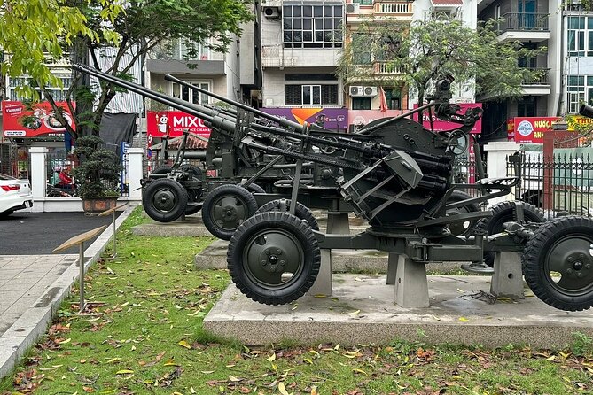 Hanoi Jeep Tour Sightseeing Include Street Food and Train Street - The B52 Victory Museum adds context