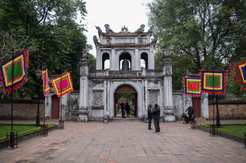 HANOI: MOTORBIKING TO TRAIN STREET & STREET FOOD TASTING - Passing the Ho Chi Minh Mausoleum