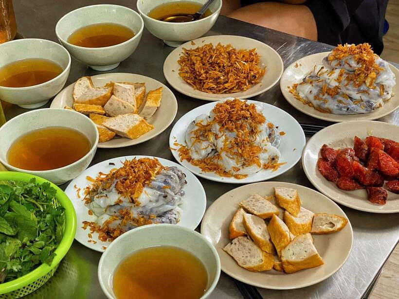 HANOI: MOTORBIKING TO TRAIN STREET & STREET FOOD TASTING - Long Bien Bridge and the quieter edge of Hanoi