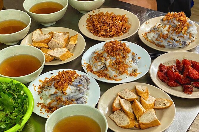 Hanoi Old Quarter Food Tour with Train Stress Visit - Nộm bò khô brings a lighter change