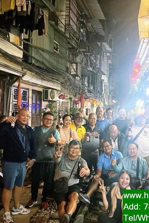 Hanoi Train Street +Best Street Food eating in old quarter - Ban ran and cha ruoi bring stronger surprises