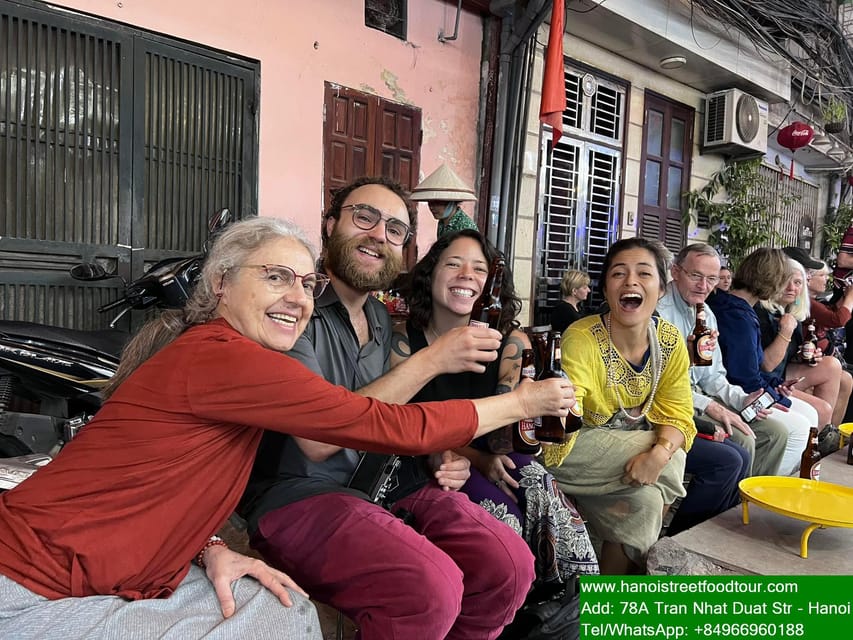 Hanoi Train Street +Best Street Food eating in old quarter - Banh cuon starts the food walk