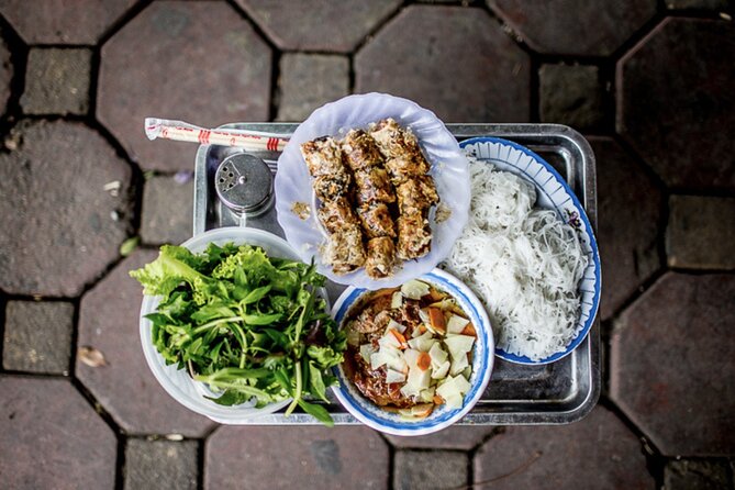 Hanoi Vegan Street Food Tour and Train Street - Bun cha chay at the Old City Gate