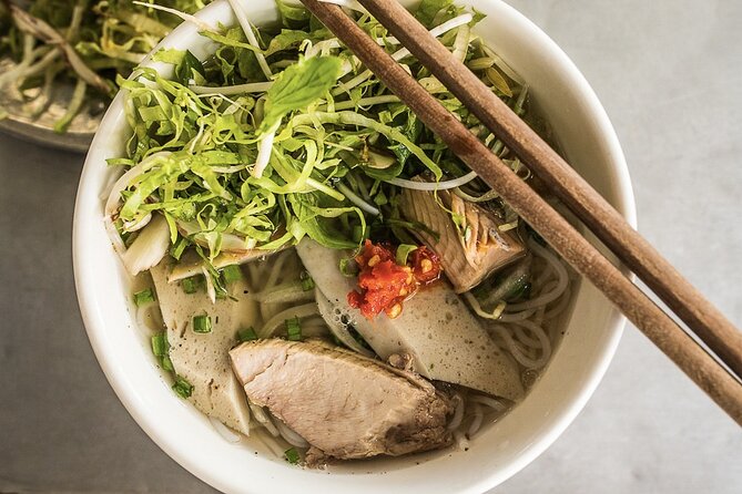 Hanoi Vegan Street Food Tour and Train Street - Crispy banh xeo on Hang Dau Street