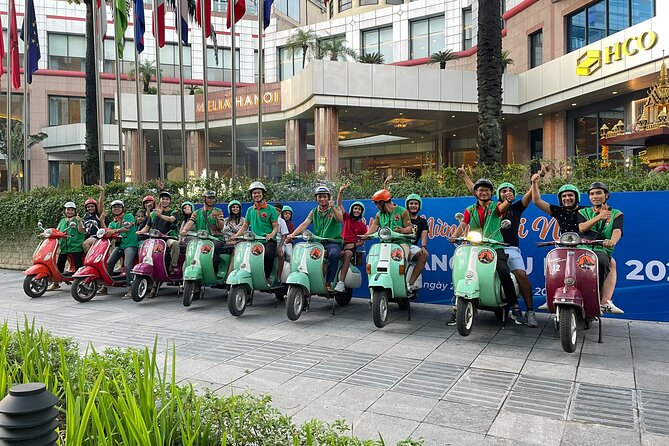 Hanoi Vespa After Dark Street Food Tour -Hidden Gem-Train Street - Pho variations around Truc Bach Lake