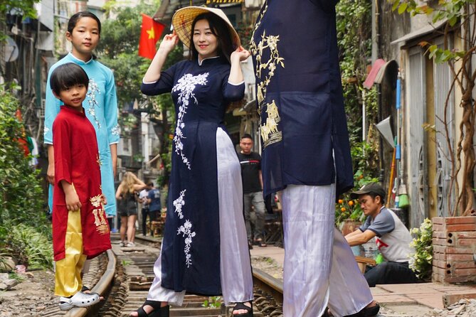 Hanoi Walking Street Food Tour with Train-Street Visit - Walking through Hanoi’s Old Quarter