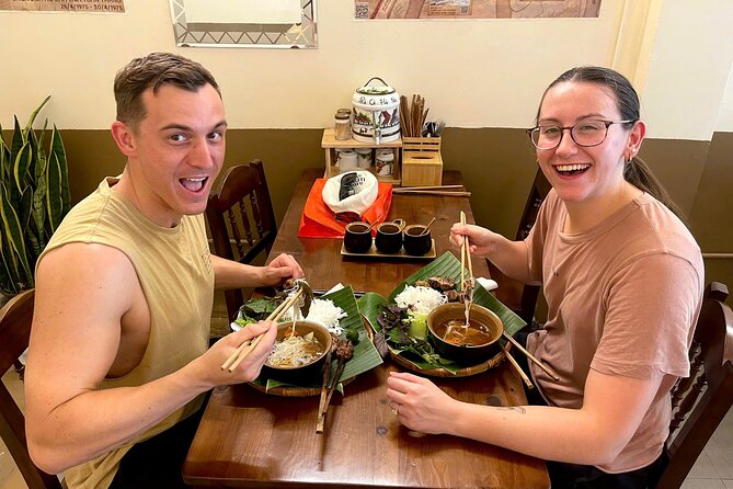 (HOT) Hanoi Guided Street Food and Train Street Tour with Local - Hoan Kiem Lake gives the walk breathing room