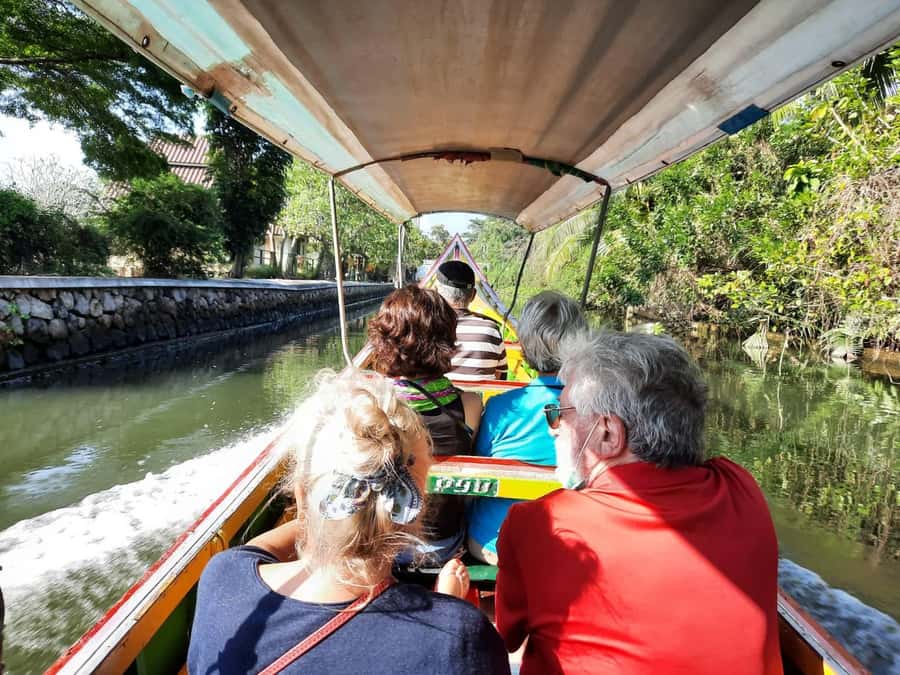Hua Hin: Maeklong Railway & Amphawa Floating Markets Tour - The long-tail boat route to Amphawa