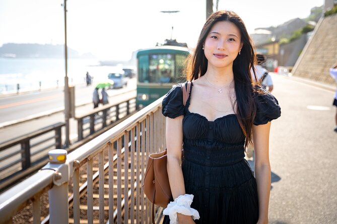 Kamakura Tour with Pro Photographer: Anime Train & Fuji Sunset - From Kamakurakokomae Station to the railway crossing