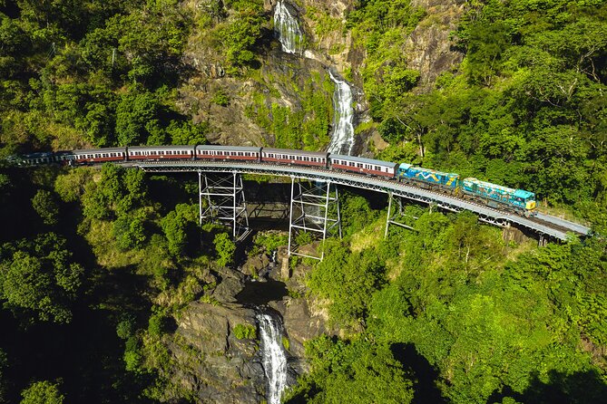 Kuranda, Scenic Rail, Skyrail and Hartley's Crocodile Adventures - Riding the Kuranda Scenic Railway through Barron Gorge