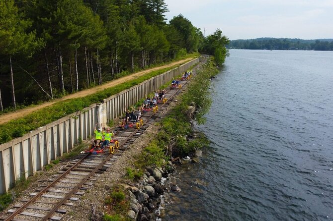 Laconia Rail Bikes - What the four-person seating is really like