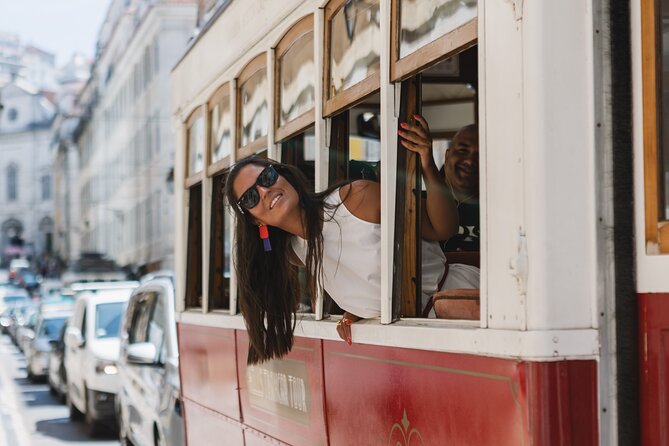 Lisbon Hills Red Tram by Tram 28 route - Baixa and the city rebuilt after 1755