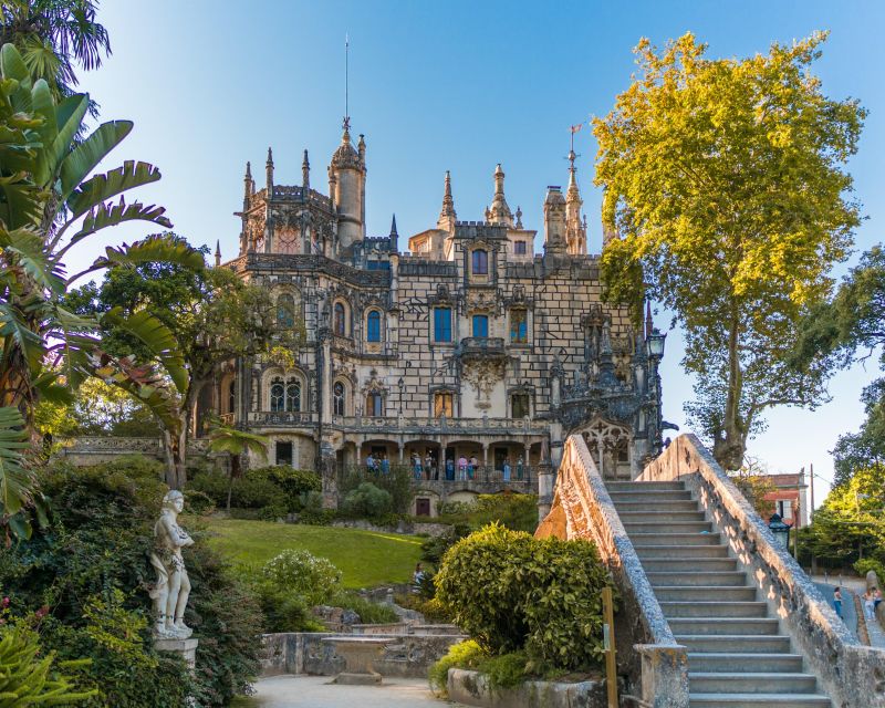 Lisbon: Sintra, Regaleira with ticket guided tour by train - Walking through Sintra’s old town