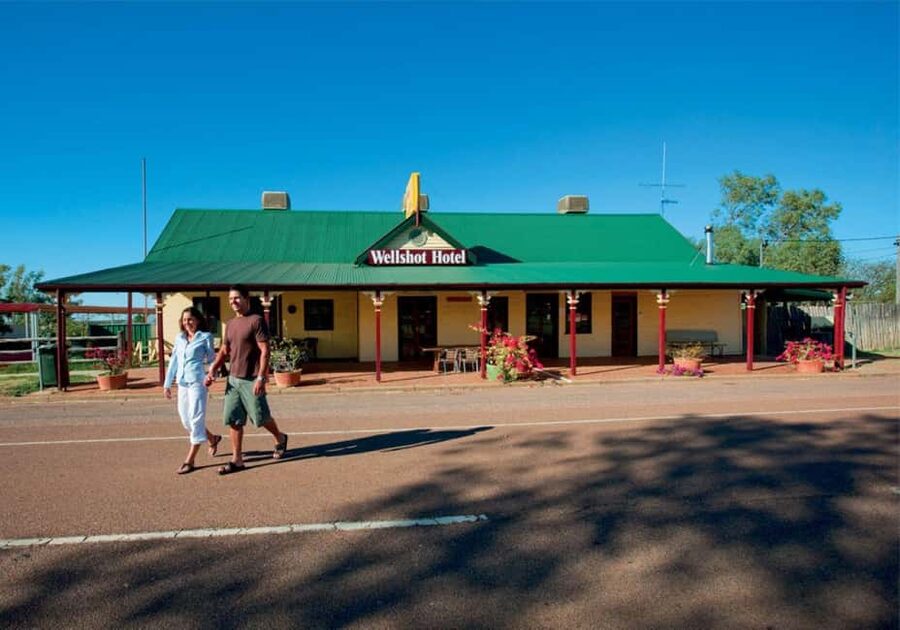 Longreach: Historic Ilfracombe Outback Rail Adventure - Leaving Longreach Station by rail motor
